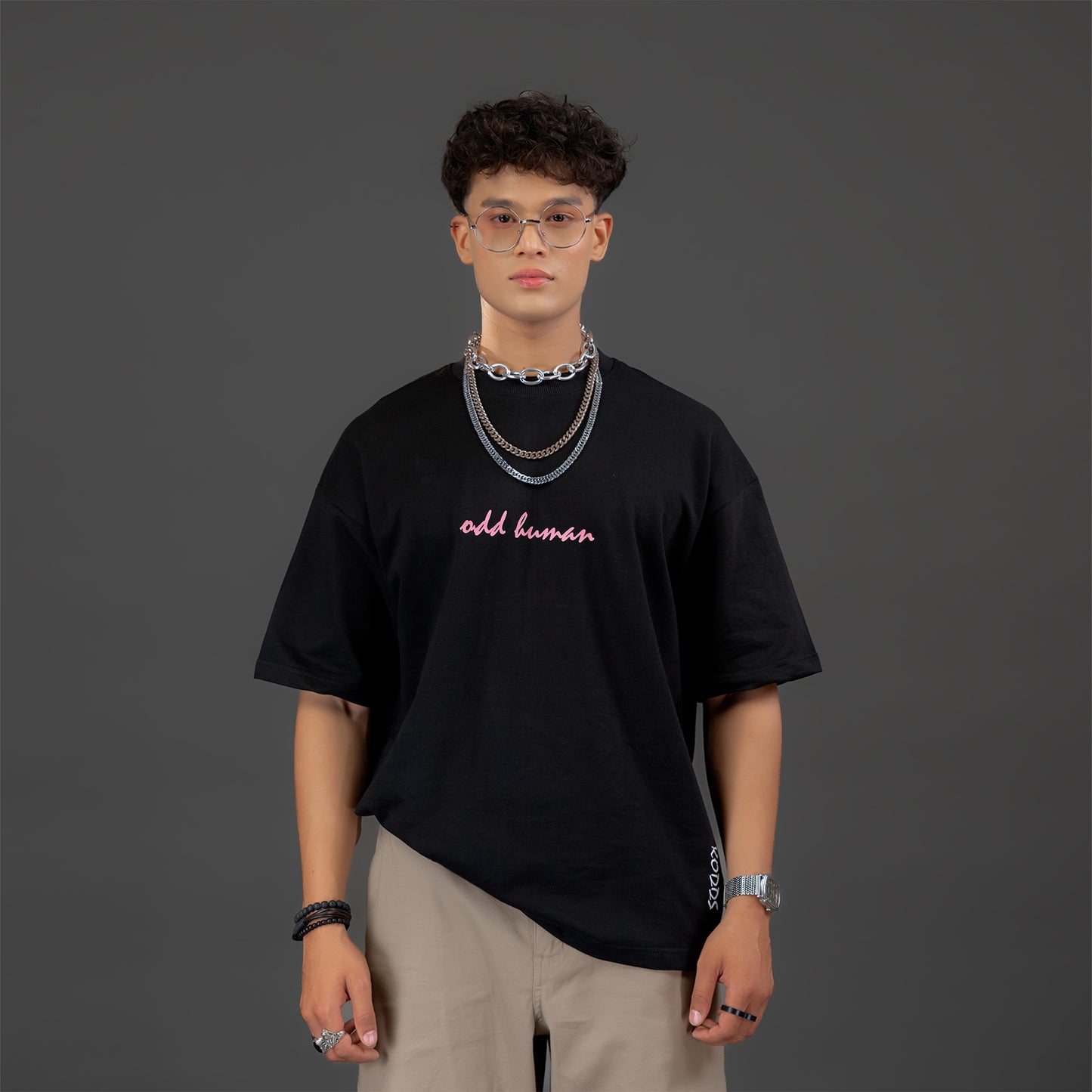 ODD HUMAN OVERSIZED UNISEX TSHIRT