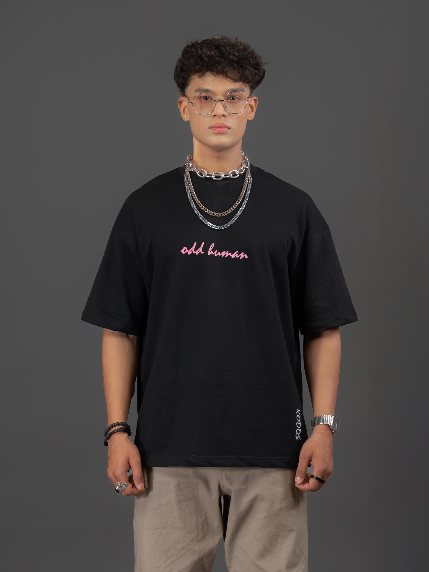 ODD HUMAN OVERSIZED UNISEX TSHIRT